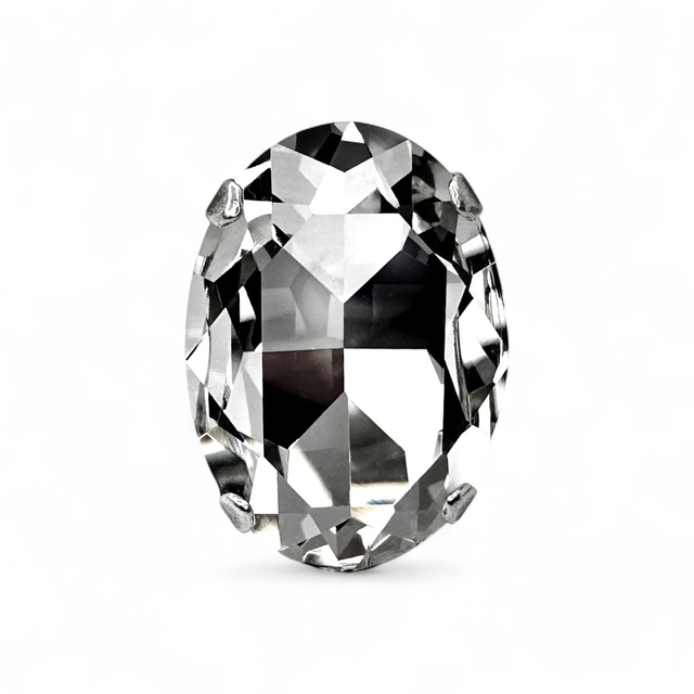 Ring BIG OVOLUM Crystal, klar