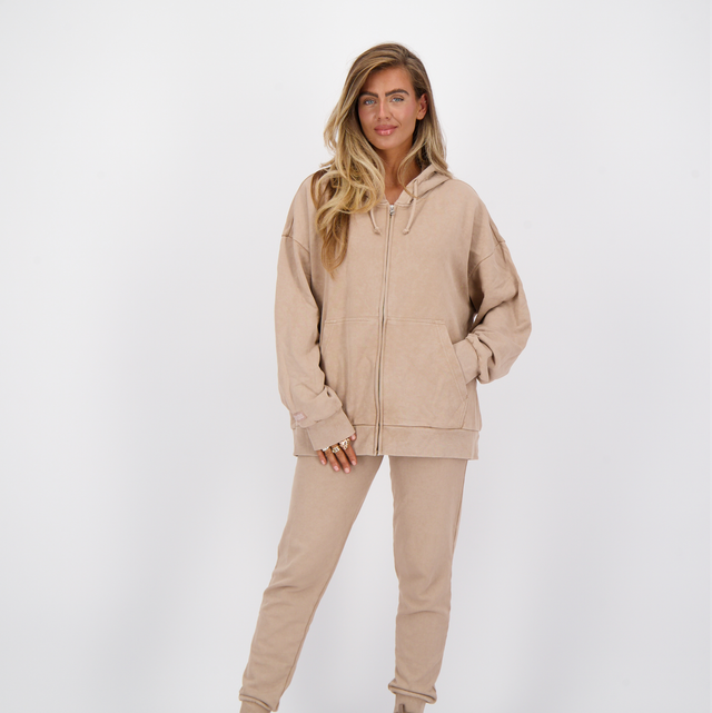 Reinders Cardigan Vintage Wash Stucco