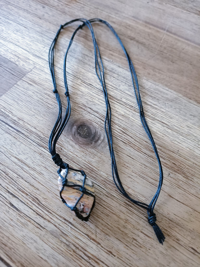 Sautoir Jaspe Léopard