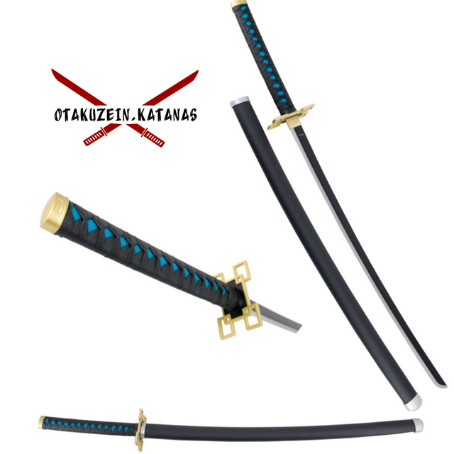 Katana S0253 de Demon Slayer empuñada por Tokitou Muichirou