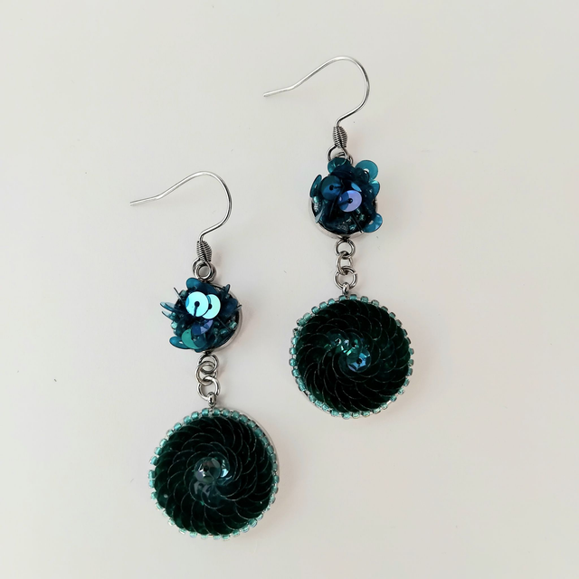 Océane Vert émeraude et Turquoise