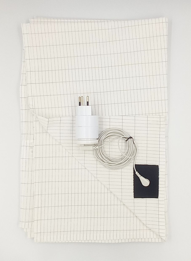 Erdungsspannbettuch 180x200cm