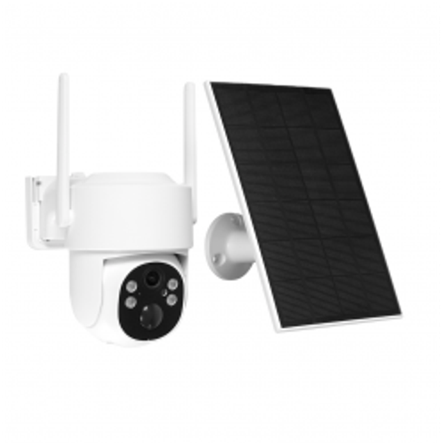 MOES - CAMÉRA DE SURVEILLANCE ROTATIVE EXTÉRIEURE SOLAIRE WIFI TUYA