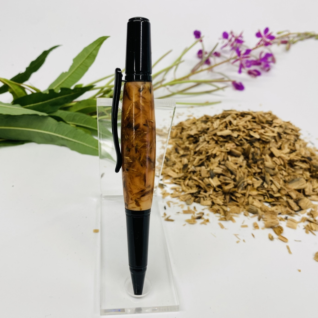 Whiskey Resin Twist Pen