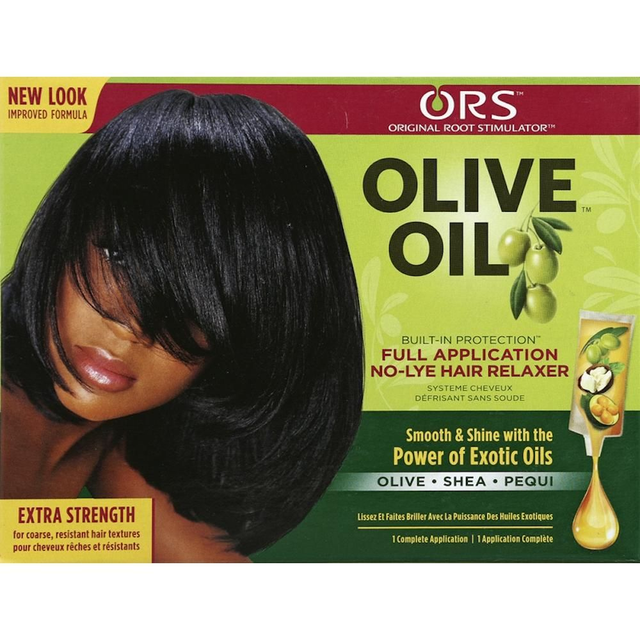 ORS Olive Oil Built In Protection No Lye Extra Strength Hair Relaxer Kit