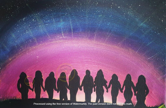 Sisterz Dusk Dance (UV Paint)