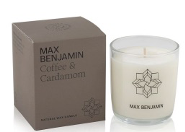 Max Benjamin „Coffee & Cardamom“ Luxus Duftkerze 210 gr ohne Deckel