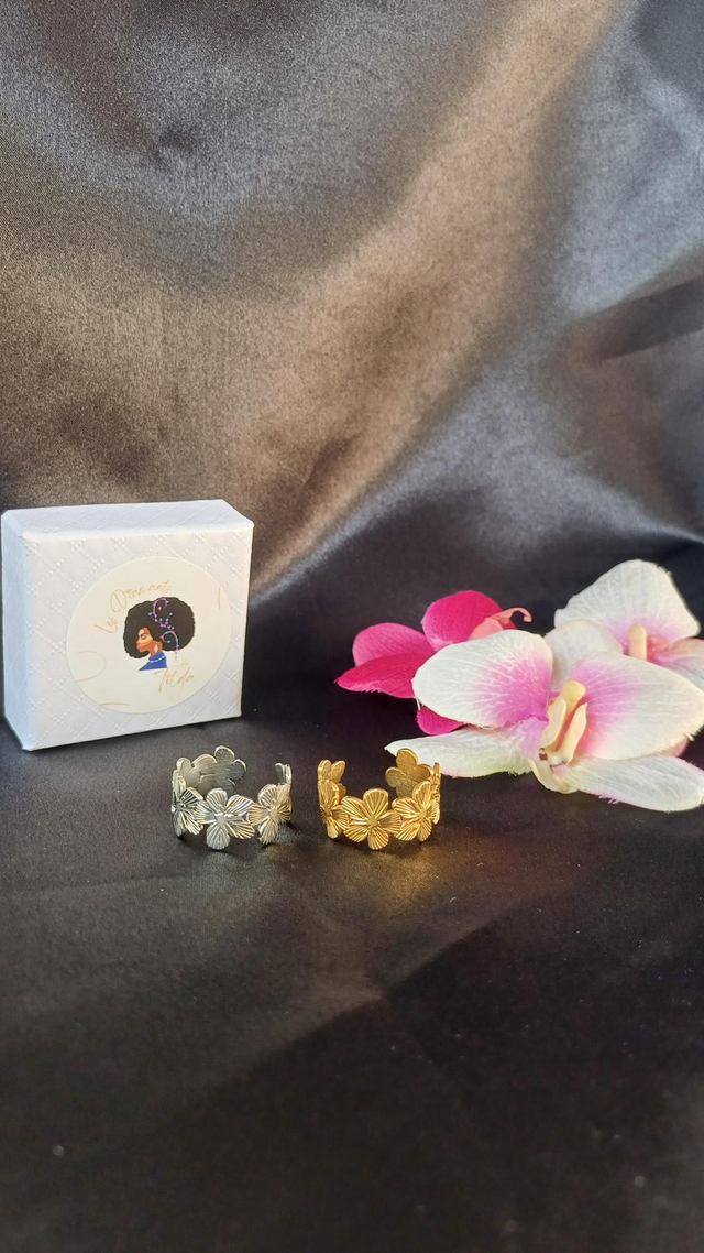 Bague réglable Fleur de vanilla