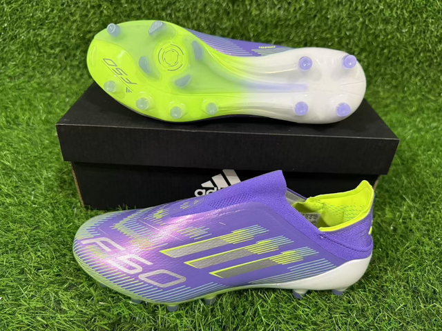 Adidas F50 Elite AG Verte et violet