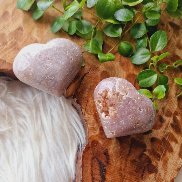 Pink Amethyst Heart