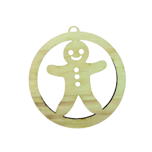 Vánoční baňka s perníčkem