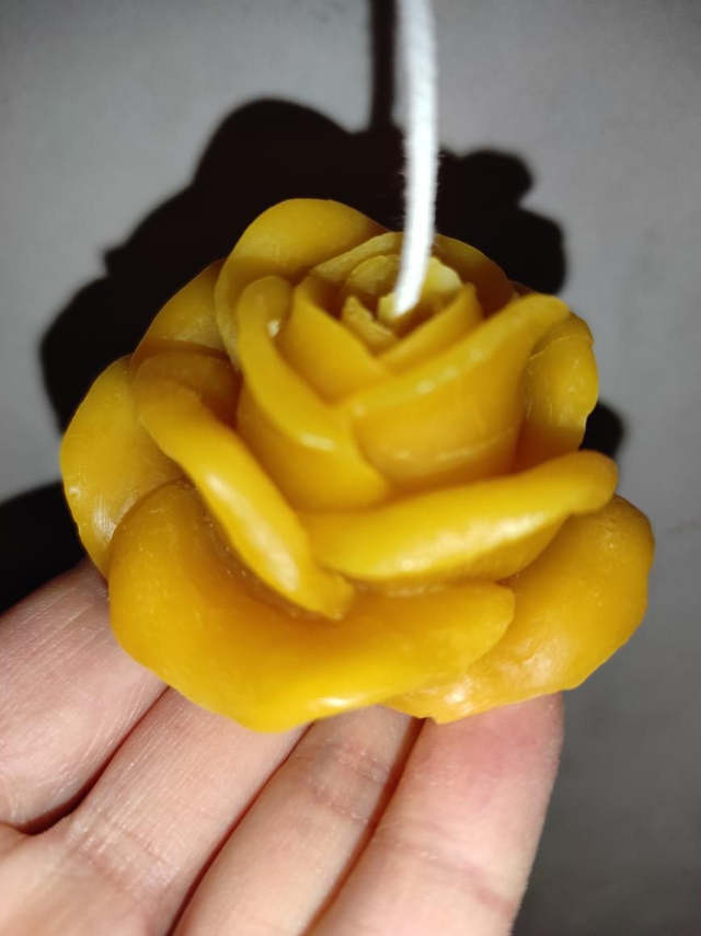 100% Bienenwachs Rose 