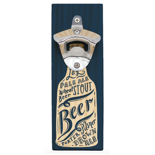 Bottle Opener - Wall Mountable Bottle Opener with Magnet