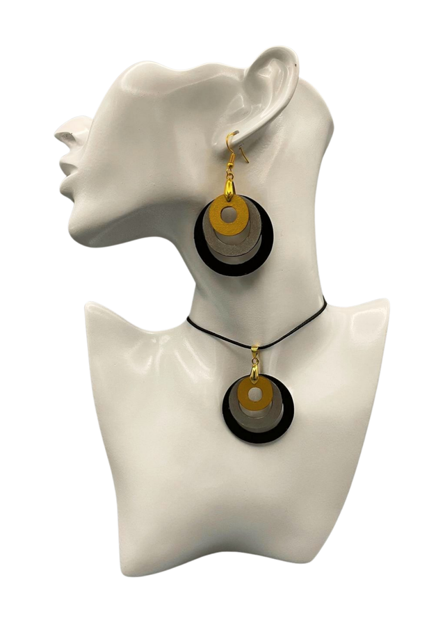 Parure TRI-CIRCLE O/A/N