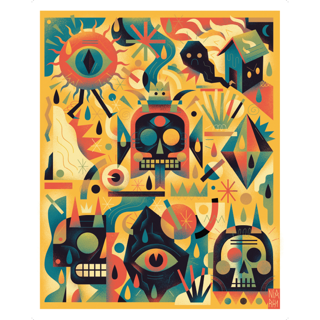 NIARK1 - Print - 40x50cm - 30ex - Numéroté - Signé