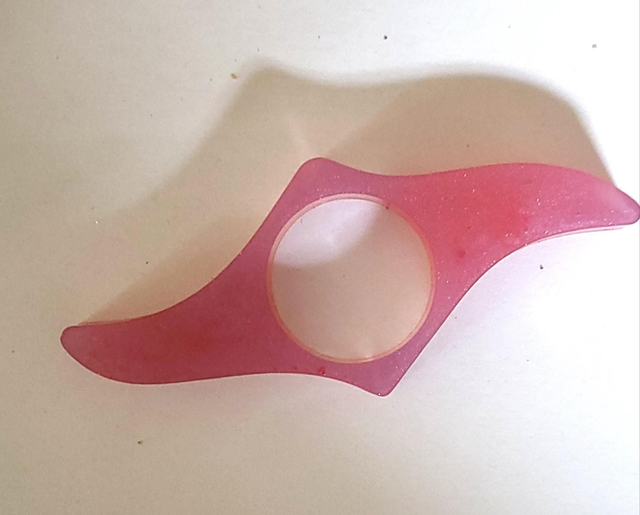 Bague de lecture rose