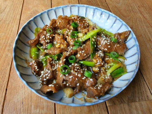 bœuf gingembre/ciboulette