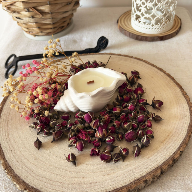 Vela aromática Diseño "Mini Caracola"
