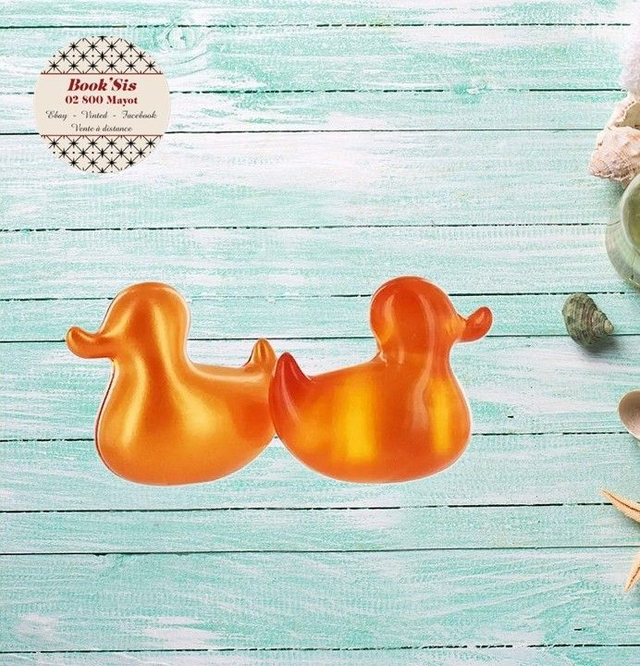 Perle de bain " Canard Abricot "