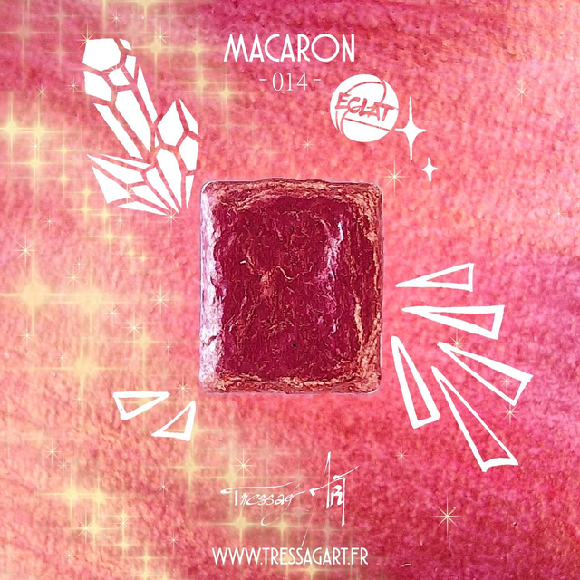 TRESSAG'ART - AQUARELLE ARTISANALE - 014 MACARON - ECLAT - TR000014