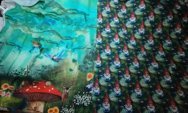 Tissu Nain de jardin pour COMMANDE 