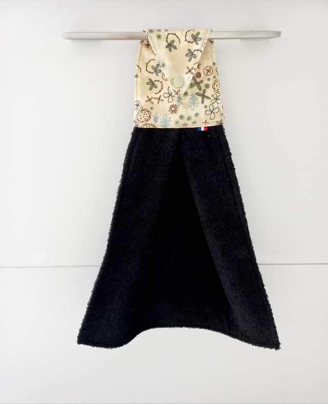 Essuie-mains en tissu éponge