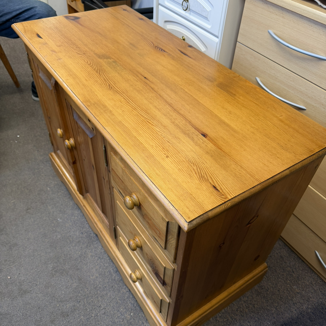 Solid Pine Storage Unit