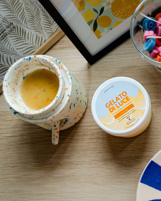 Gelato di Luce – Cera Profumata Scoopable 200g | Cocolada & Cocovan | Wax Melt Artigianale e Candela Cremosa