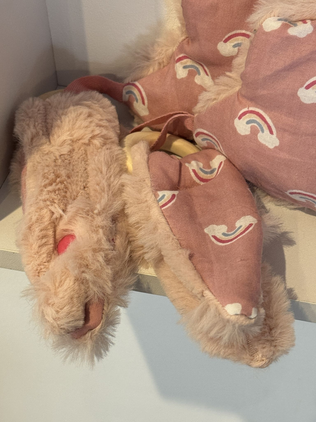 Doudou Nuage arc-en-ciel/rose ☁️