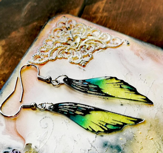 Boucles d&#039;oreilles Fée Morgane 