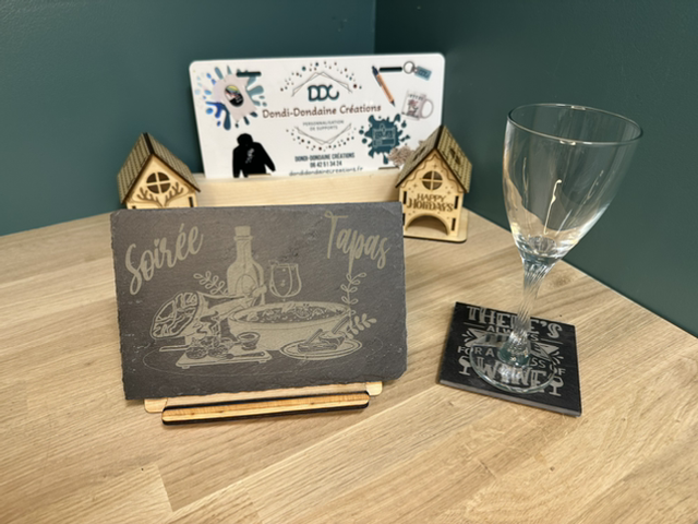 Ardoise de présentation tapas