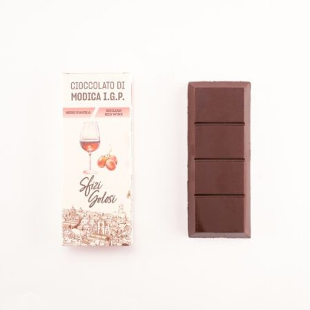 Cioccolato di Modica IGP – Nero d’Avola 60g