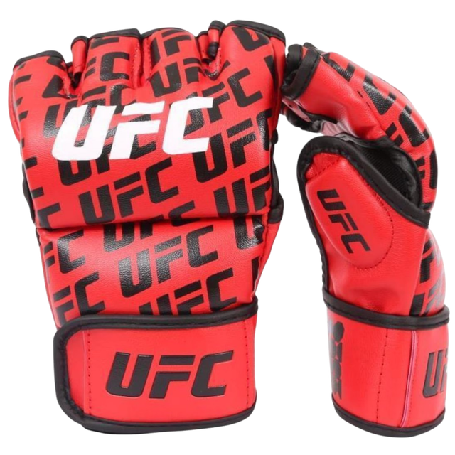 Luvas de MMA Full Print UFC Vermelha