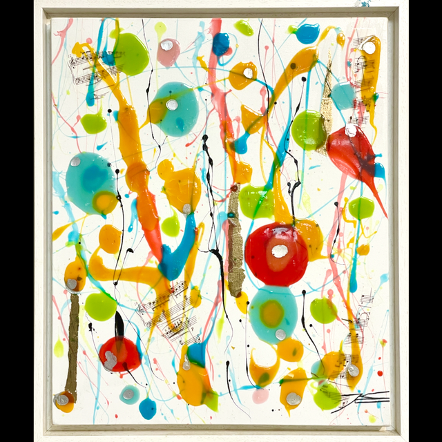 Lancer de bulles - 38x46cm - 2017