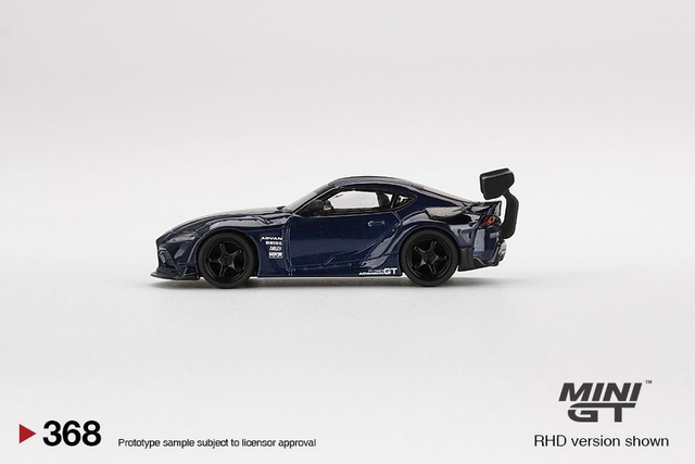 MGT00368 Mini GT 1/64 HKS Toyota GR Supra (A90) Downshift Blue (RHD)