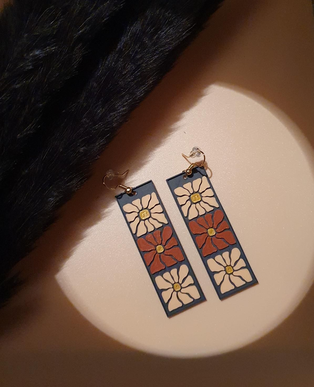 Boucle d'oreilles Flora