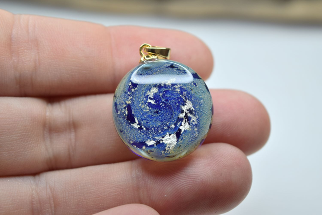 PENDENTIF GALAXIE MONTURE OR N°21