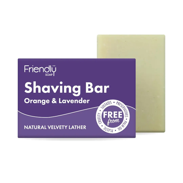 Orange and Lavender Shaving Bar by Friendly Soap