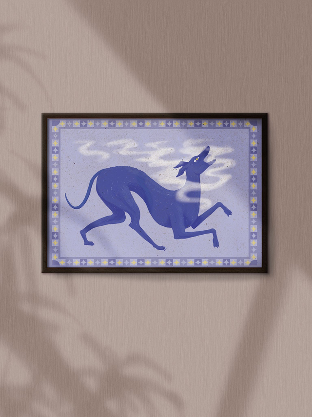 Whippet of Air // A4 Print