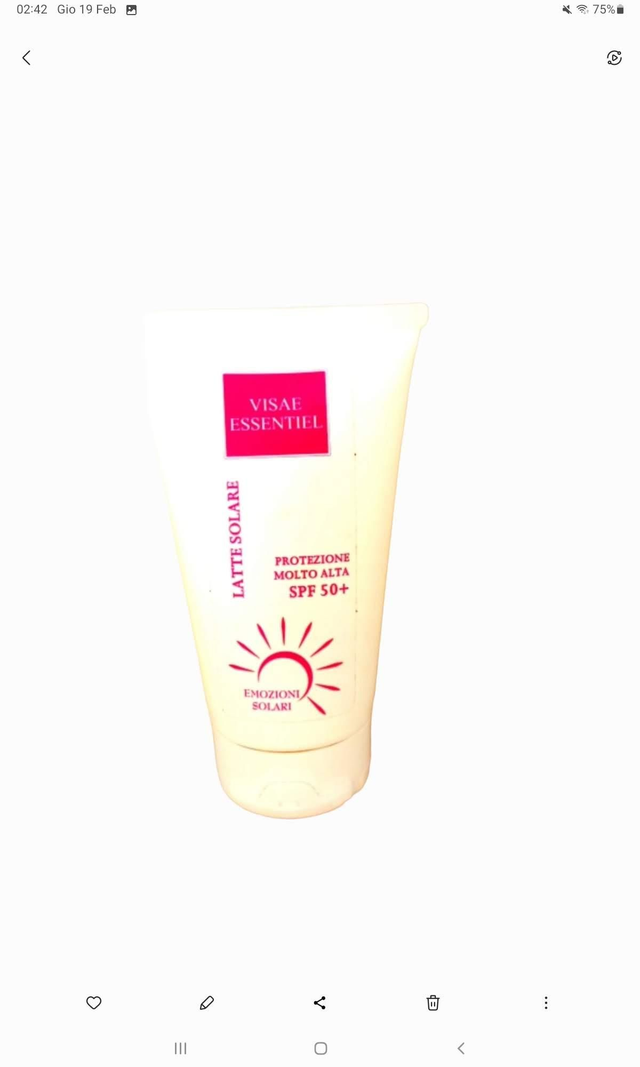 Latte Solare Protezione SPF 50