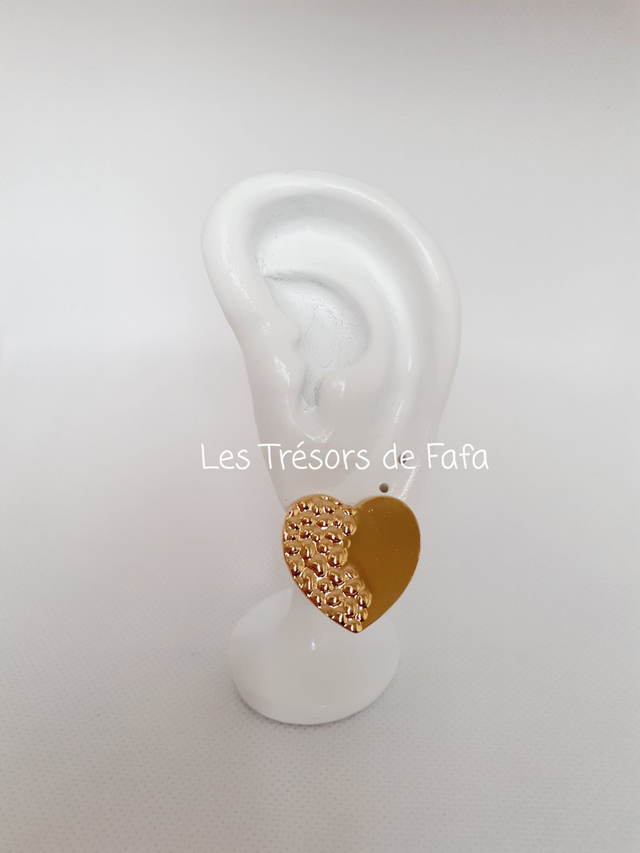 Boucles d'oreilles cœur