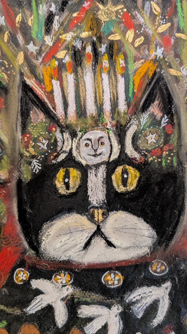 Art Odin the Norse Cat Creative Cats by Wendy