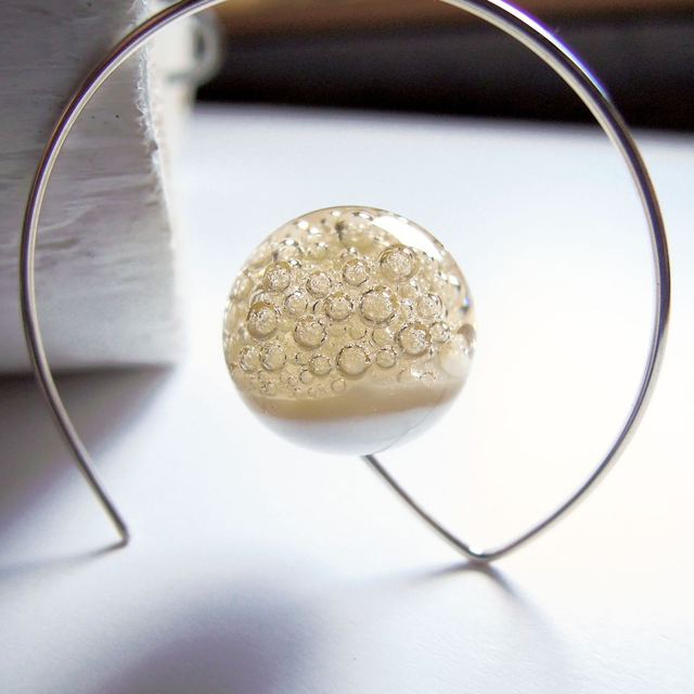 Boucles d'oreilles rondes