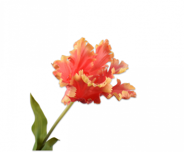 Silk-Ka Tulp Steel Geel Roze 