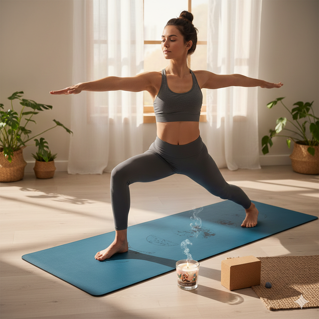 Yogi & Yogini tappetino yoga in PU fasi lunari