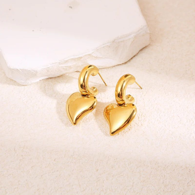 Boucles d'oreilles Coeur