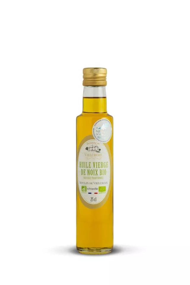 Huile Vierge de Noix Bio du Périgord Moulin de Vielcroze 25 cl