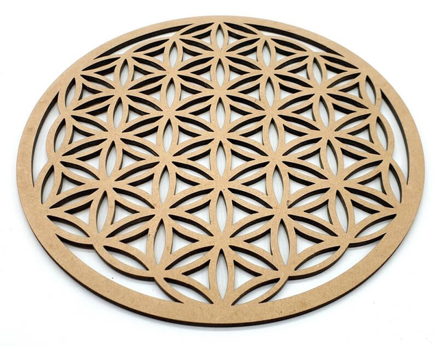 Fleur de vie bois 10 cm