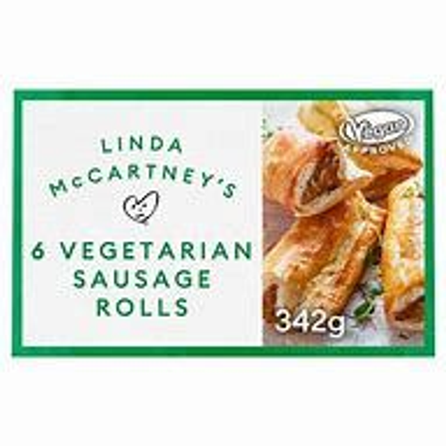 Vegetarian Sausage Rolls - Linda McCartney 342g