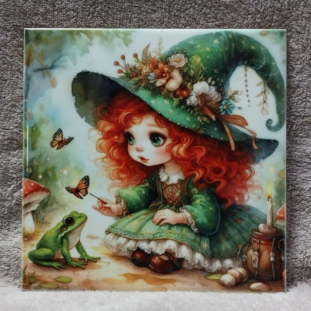 Sorcière et grenouille